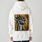 Ppit8の野生の猫 Heavyweight Zip Hoodie