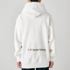 t & fluffyの羊毛フェルト好きさんに贈る I am ニードルフェルター I love ニードルフェルト グッズ Heavyweight Zip Hoodie