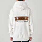 犬グッズの店しえるぶるーのソーシャルディスタンス　プードル Heavyweight Zip Hoodie