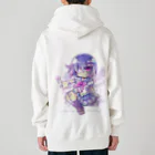 月蝕ざっか店＠SUZURIの<dolls>ユメミル （For Backprint） Heavyweight Zip Hoodie