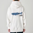 mincruのサメ図鑑_ジンベイザメ Heavyweight Zip Hoodie