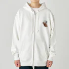 Dede's Furriendsのさくら猫チャンミーとココロ Heavyweight Zip Hoodie