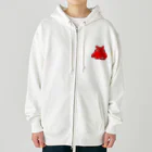 LalaHangeulのメンダコさんドットバージョン Heavyweight Zip Hoodie