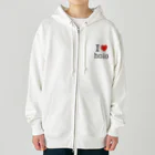 0.00%VEGAN SHOPのI LOVE HOLO（非公式） Heavyweight Zip Hoodie