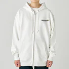 mariechan_koboの024 クロカミインコ チラリ GY Heavyweight Zip Hoodie