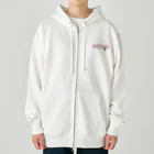 A33のワンポイント　xoxo Heavyweight Zip Hoodie