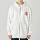 ゆめうさぎShopの腹ペコいちごちゃん Heavyweight Zip Hoodie