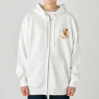 新茶屋のpeople all have different "sun" Heavyweight Zip Hoodie