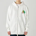 dougaseiseitokoroの足の生えた本 Heavyweight Zip Hoodie