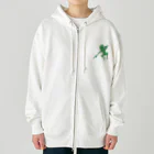 doteauの宇宙人くん：光線ピューピュー Heavyweight Zip Hoodie