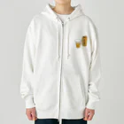 脂身通信Ｚの缶ビール_230325 Heavyweight Zip Hoodie