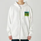 dolphineの日本の原風景　棚田 Heavyweight Zip Hoodie