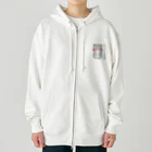 ArtChildrenのレシート嫌いのハムスター Heavyweight Zip Hoodie