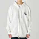 ushidahanatoriの野付半島の野鳥 Heavyweight Zip Hoodie