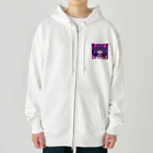 パンクビビッド•ピエロ団のパンクビビッド・ピエロキャットレディ Heavyweight Zip Hoodie