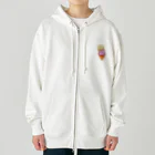 ポップなおみせのダブルアイスクリーム Heavyweight Zip Hoodie