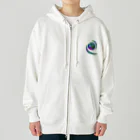 Carpe Diemの美しい地球に Heavyweight Zip Hoodie