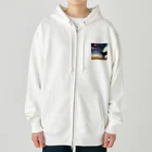 genki-cyatoの火星猫 Heavyweight Zip Hoodie