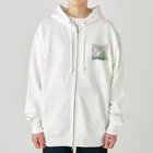 こりすまるの夢幻　鳩　清ら Heavyweight Zip Hoodie