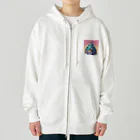 ネコピコshopのアドベンチャーキャット Heavyweight Zip Hoodie