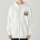 okaokaのジャングルのワニ Heavyweight Zip Hoodie