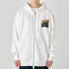 ぶーたんのウミガメ Heavyweight Zip Hoodie