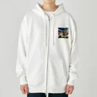 Uchi19のサッカー小僧 Heavyweight Zip Hoodie