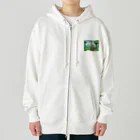 iikyanの恐竜㊼　マムチサウルス Heavyweight Zip Hoodie