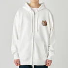 Auraのまん丸猫ちゃん Heavyweight Zip Hoodie