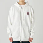 YOKAZE KASUMIの鮮やかなピンクが背景のかわカッコイイグッズ！ Heavyweight Zip Hoodie