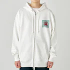 豊風本舗の手帳とヘルプマークのピクトグラム Heavyweight Zip Hoodie