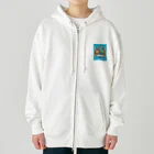 ワンダーワールド・ワンストップのライオンが楽しく学習 Heavyweight Zip Hoodie