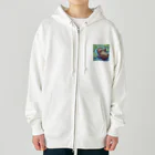 TADの部屋のフニャフニャカワウソくん Heavyweight Zip Hoodie