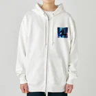 ZZRR12のメカニカル・キツネの都市探索」: "Mechanical Urban Fox Exploration" Heavyweight Zip Hoodie