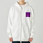 3tomo6's shopのpurple Heavyweight Zip Hoodie