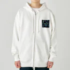 kangekiのサイバーパンクガールNo.21 Heavyweight Zip Hoodie