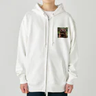 TMJの熊、クマ、ベアー Heavyweight Zip Hoodie