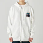 可愛らしいドラゴンのイラストグッズ店の可愛いドラゴンのマスコット Heavyweight Zip Hoodie