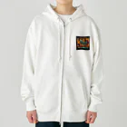 k.a.u.j.7のおしゃれでユニークなハロウィンの風景が広がります Heavyweight Zip Hoodie