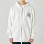 鳥さんと一緒の野山のカケス Heavyweight Zip Hoodie