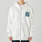 あたらしいぱんだやさんのオーバーオール子パンダ Heavyweight Zip Hoodie