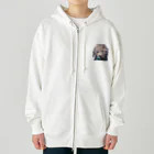 honoka_tの見つめる美少女 Heavyweight Zip Hoodie