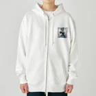 Kyon_IllustItemShopの青髪ゴシックロリータ Heavyweight Zip Hoodie