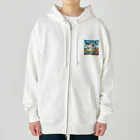 すずらん24の幸運のお花畑 Heavyweight Zip Hoodie