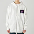 運気上昇グッズストアの宇宙桜 Heavyweight Zip Hoodie