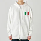 お絵かき屋さんのイタリアの国旗 Heavyweight Zip Hoodie