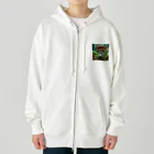 Kaz_Alter777のキュートなキノコ Heavyweight Zip Hoodie