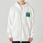 ノアSHOPの波乗り好きにピッタリな可愛いサーフィンロゴ♪ Heavyweight Zip Hoodie