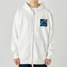 亀蘭タマムシの銀河鉄道の夜は、青空文庫で Heavyweight Zip Hoodie