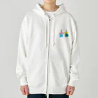 Lily bird（リリーバード）のカラフルハンドベル Heavyweight Zip Hoodie